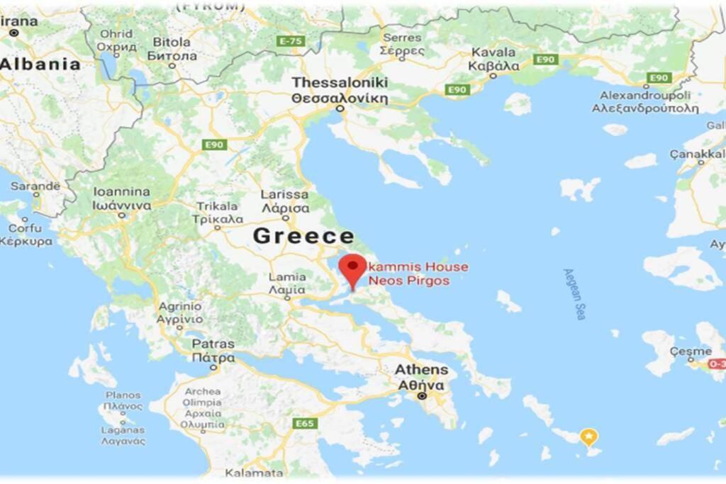 Amazing Sea View-Neos Pyrgos Beach -Evoia Greece 네오스 피르고스 외부 사진
